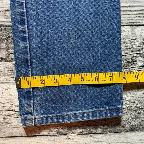 Wrangler Cowboy Cut Bootcut Blue Denim Jeans - Picture 11 of 11